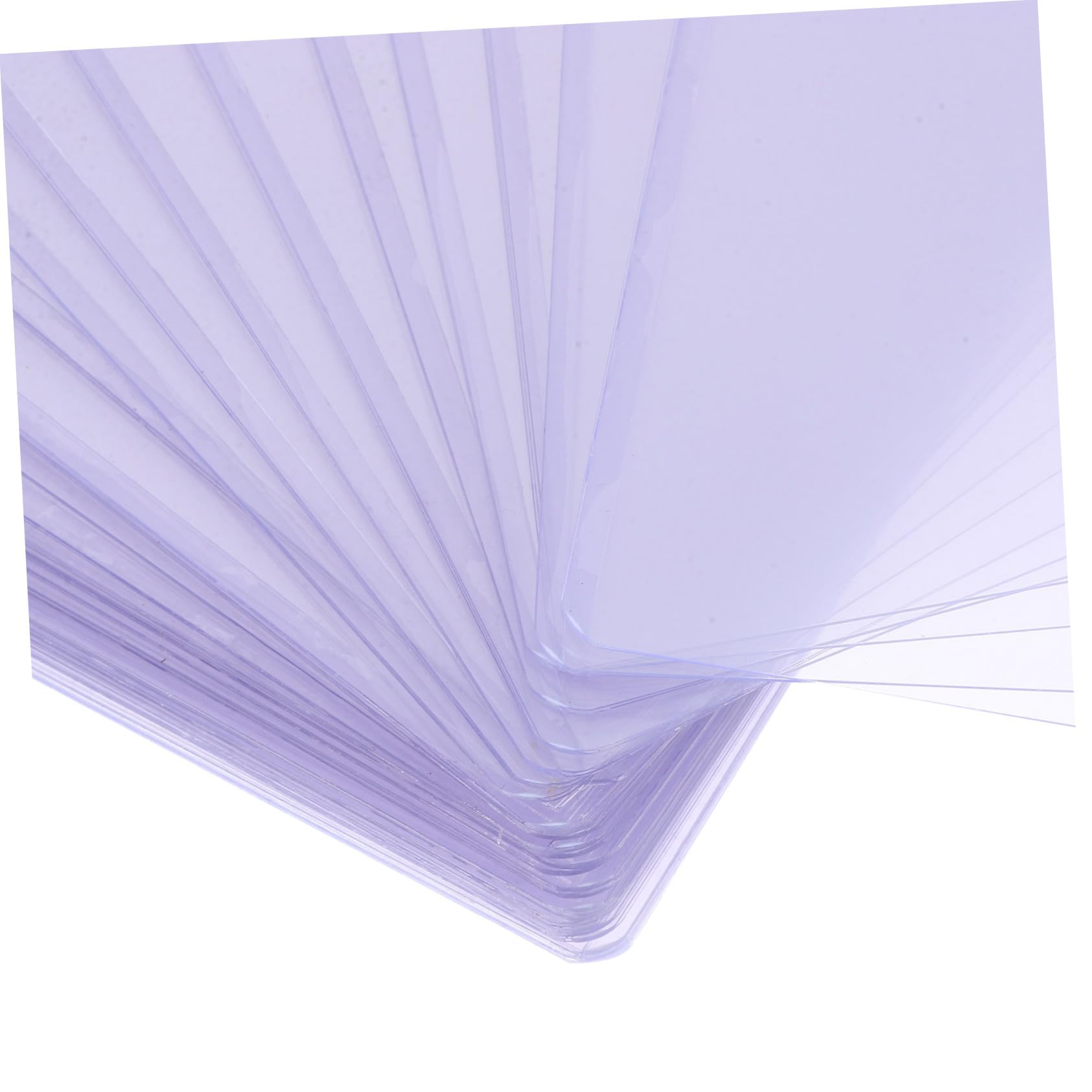 Kartenhüllen 30 Stück Transparente Hartplastik für Fotos und Karten