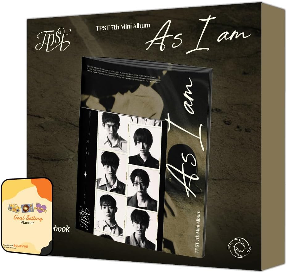 As I Am TEMPEST Album [Photobook ver.]+Pre Order Benefits+BolsVos Idol-Inspired Freebies (7th Mini Album)