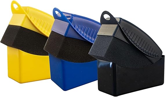 Hshenjhu 2 Stück Reifenglanz Applikator Pads - Weiche Schwämme Für Tire Dressing