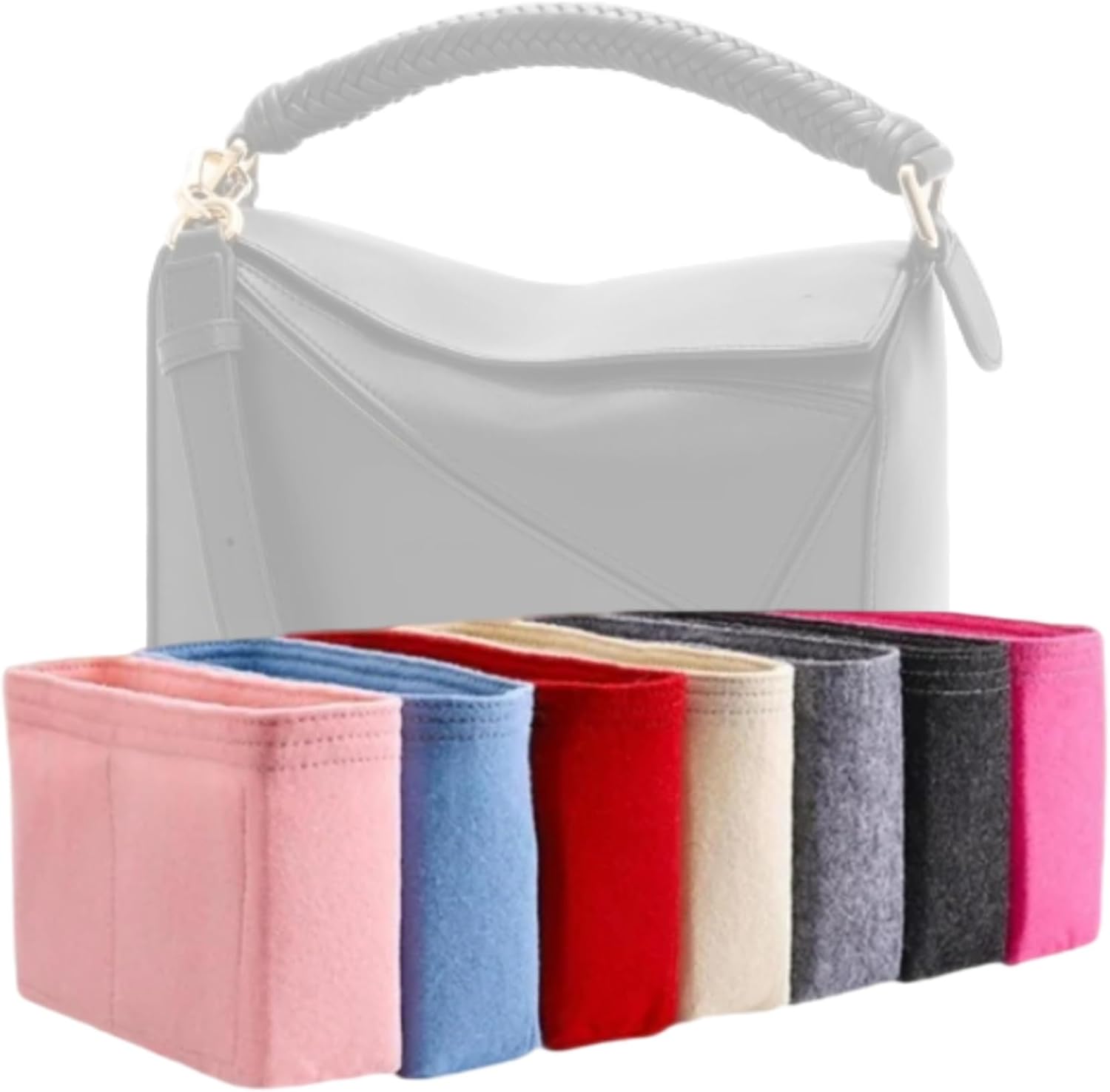 Xoppia Bag Organizer Loewe Mini Puzzle Bag対応 フェルトインサートライナー 女性用 ハンド