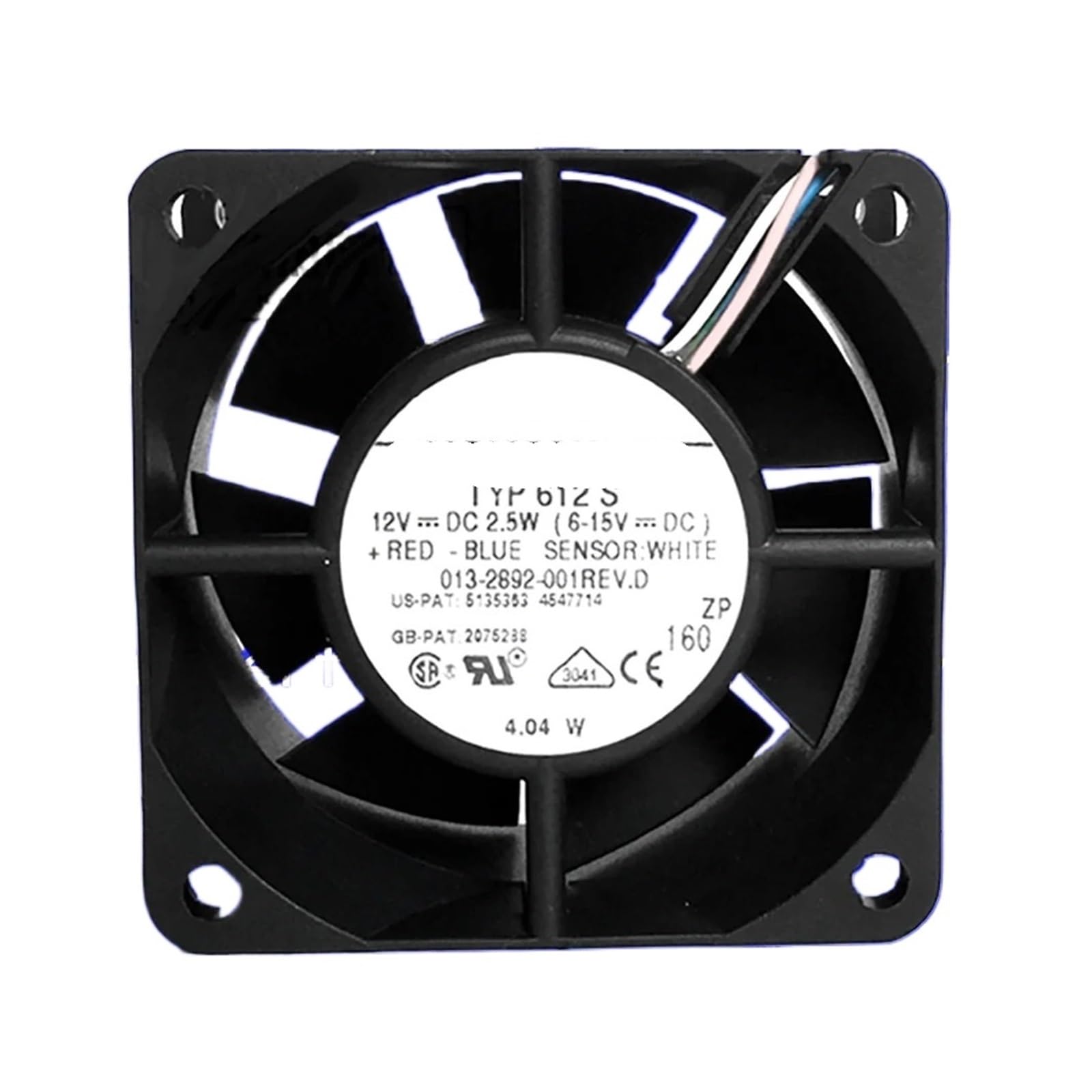OKEWGHFL 612S 612 S 12VDC 2.5W COOLING FAN 6025 6CM 60 * 60 * 25MM