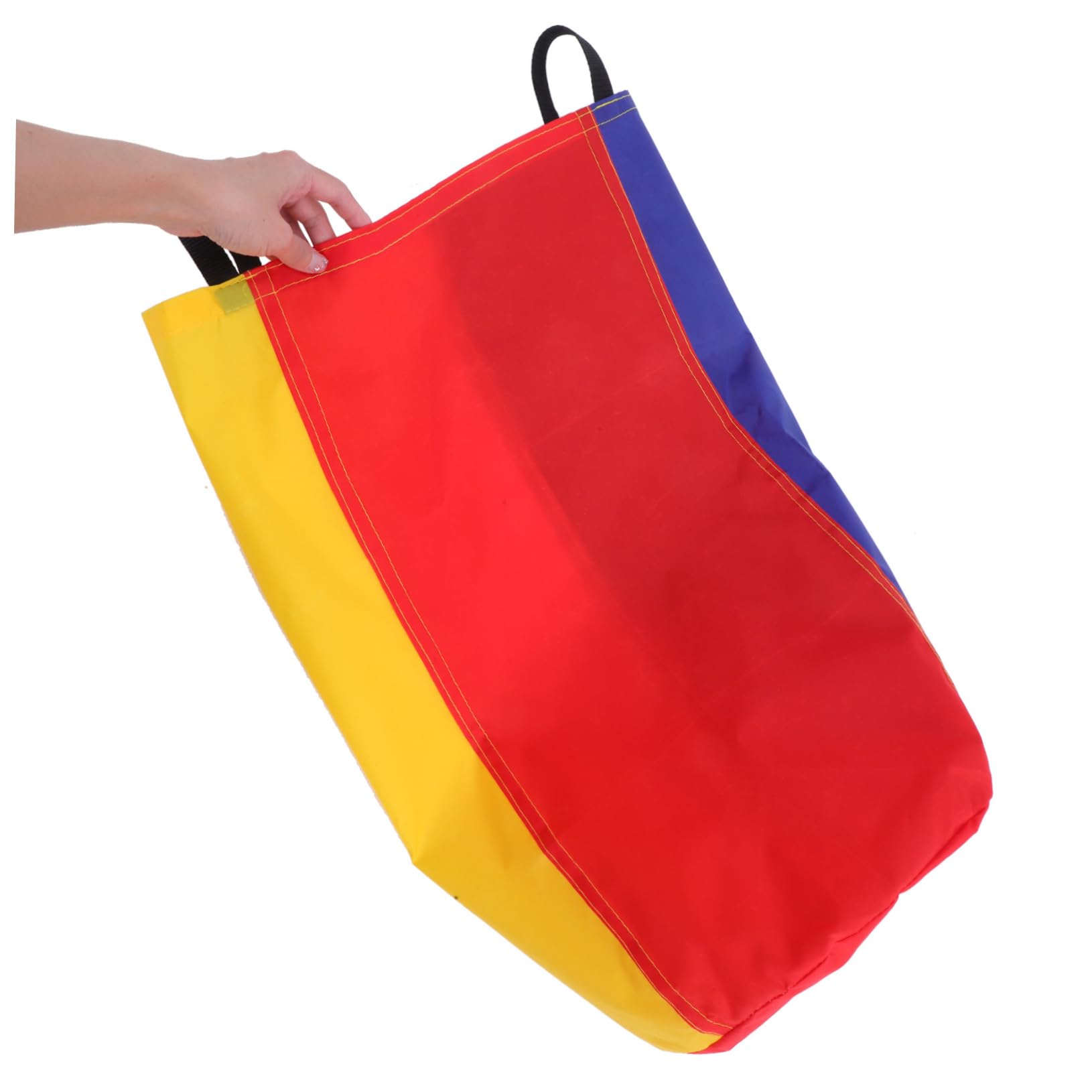 VICASKY 6 Stück Springrenntaschen aus Gewebe mit Doppelten Griffen Tragbar und Farbig als Outdoor Spielzubehör für Kinder und Erwachsene im Garten