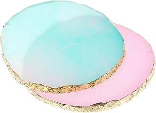 فوميز. باليت طلاء اظافر من الراتنج، مجموعة من قطعتين، الوان مختلطة، صينية مزج المكياج، لوحة طلاء جل للاظافر، لوازم الاظافر لتقنيات الاظافر وعرض فن الاظافر