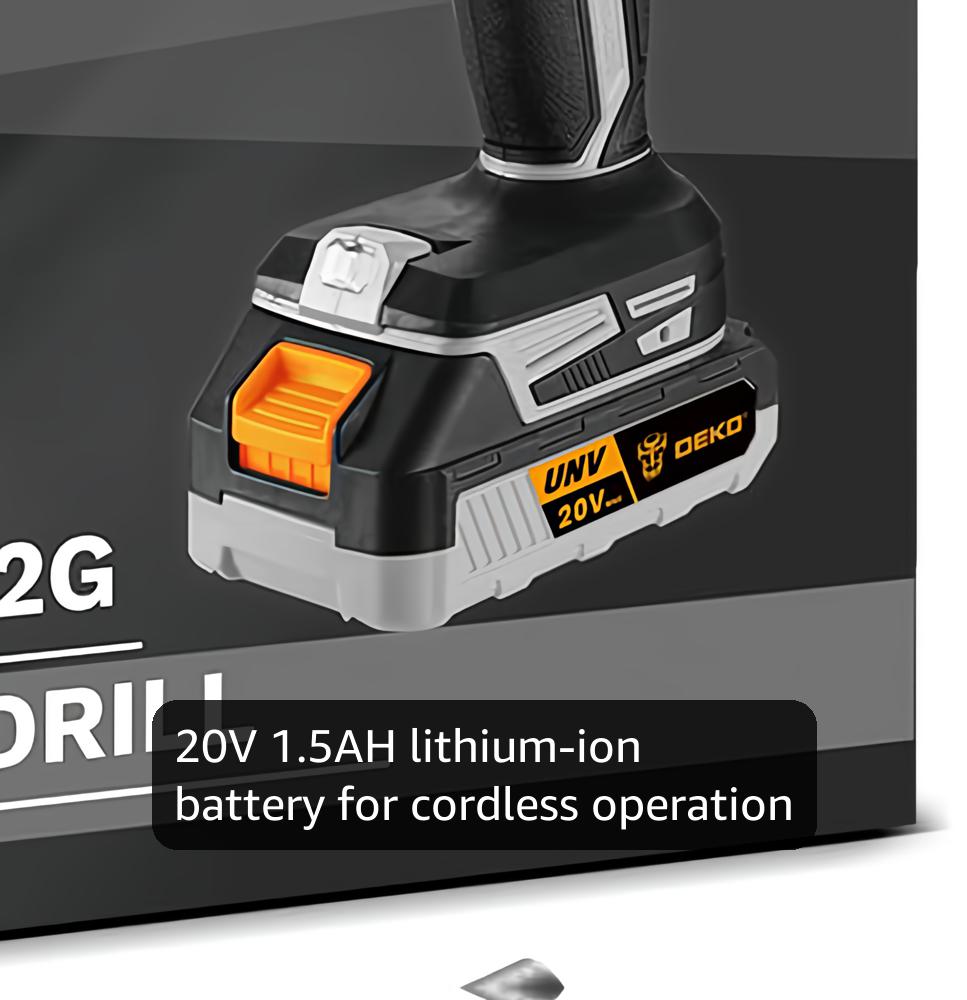 Amazon.com: Power Drill Cordless: DEKOPRO Cordless Drill 20V
