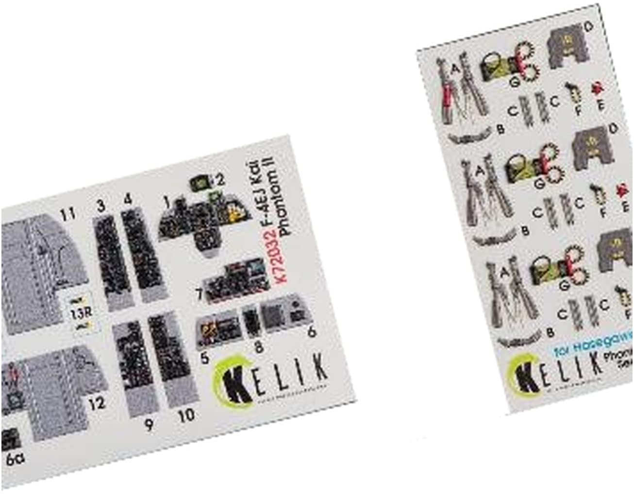 Amazon | レスキット 1/72 F-4EJ改 ファントム2 内装3Dデカール