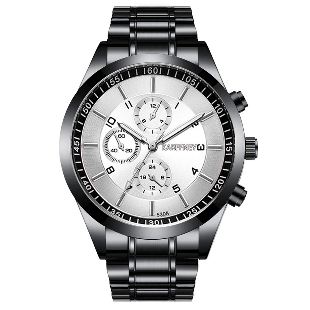 ZXG Chronograph Mens Watch (Gold Dial Black Colored Strap) (B082516ZQ2) Amazon Price History, Amazon Price Tracker