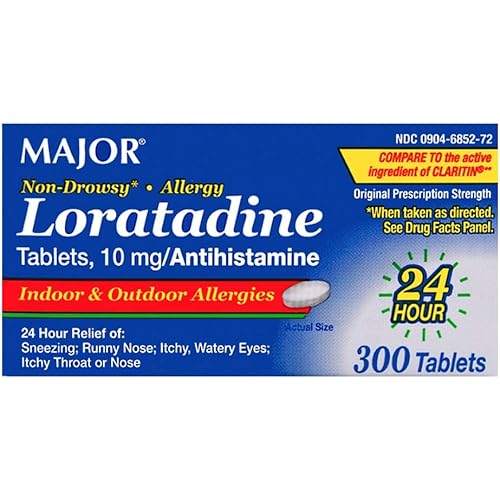 Major Allergy Loratadine 10mg, 300 Tablets