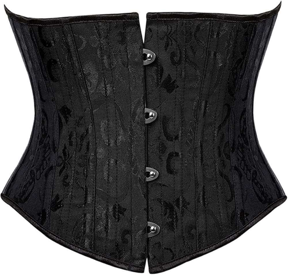 Bridal Corset for Wedding, 24 Steel Bone, 9.8โ in Height, Lace up, Waist Trainer for Bride