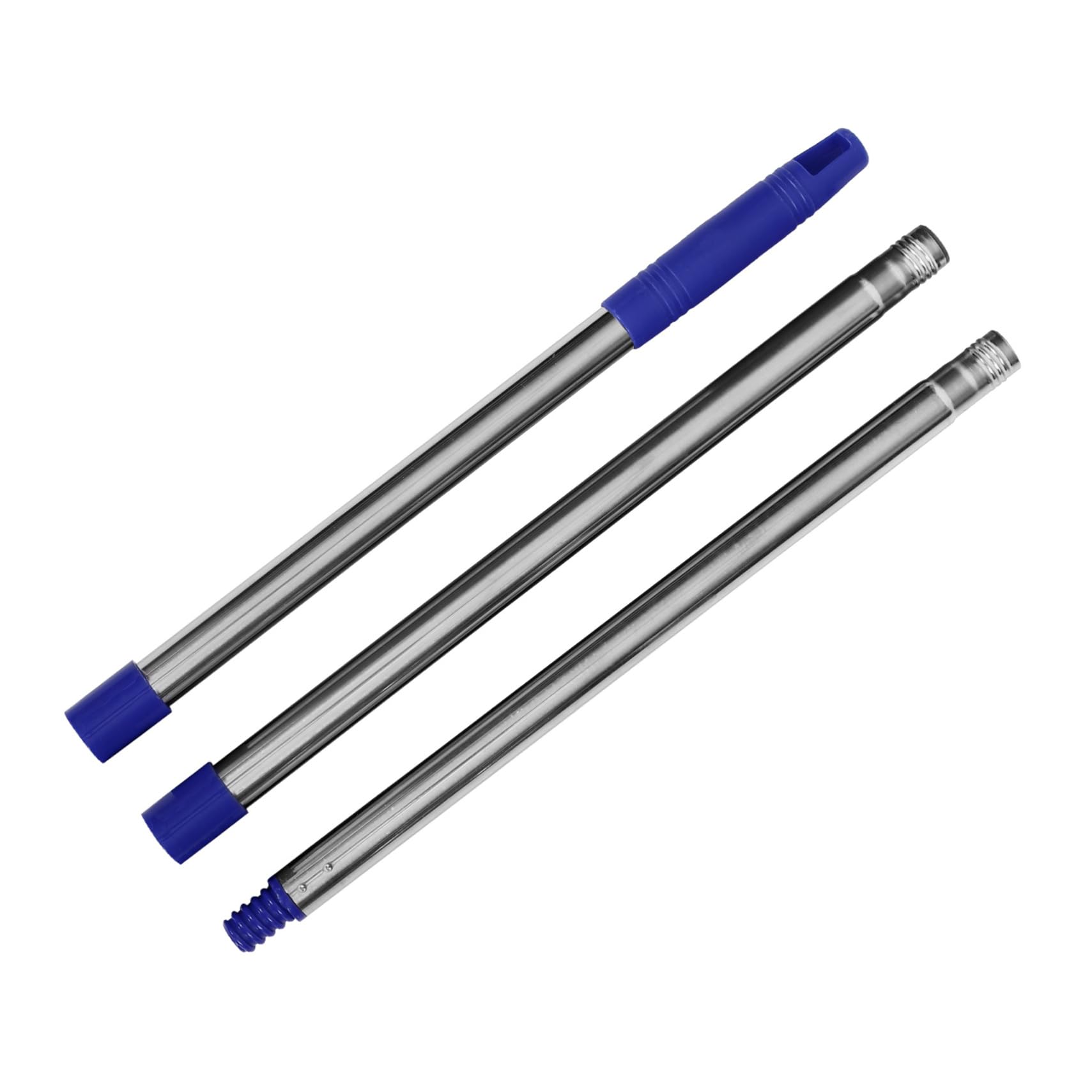 Healeved 5juegos Mop Mango De Secciones Varilla Inoxidable Para Reemplazo De Mop y Accesorio De Limpieza Para Áreas Difíciles De