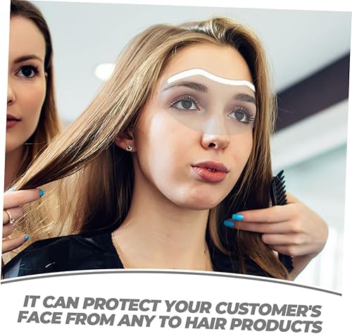Miniatura 6 de Protector facial transparente para peluquería reutilizable para corte de pelo, cubierta de ojos que protege contra el tinte para el cabello y los