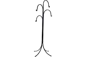 Classic Home and Garden H18003 Four-arm Indoor Hanging Plant Stand with Base