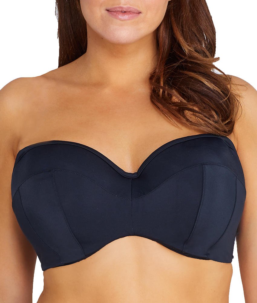 ElomiPlus Size Essentials Bandeau Bikini Top