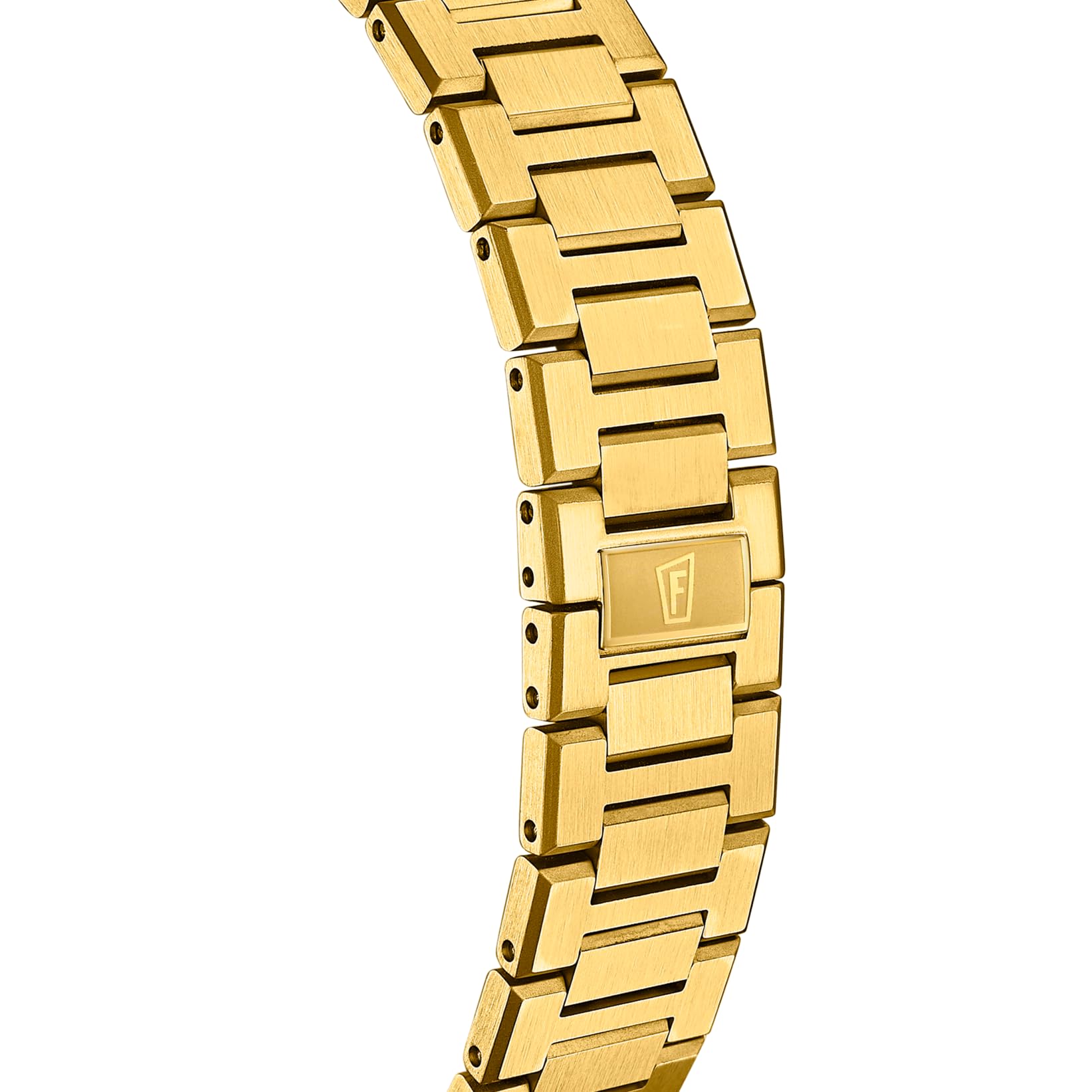 Festina Swiss Made Herrenuhr Analog aus Edelstahl 316l Goldfarben