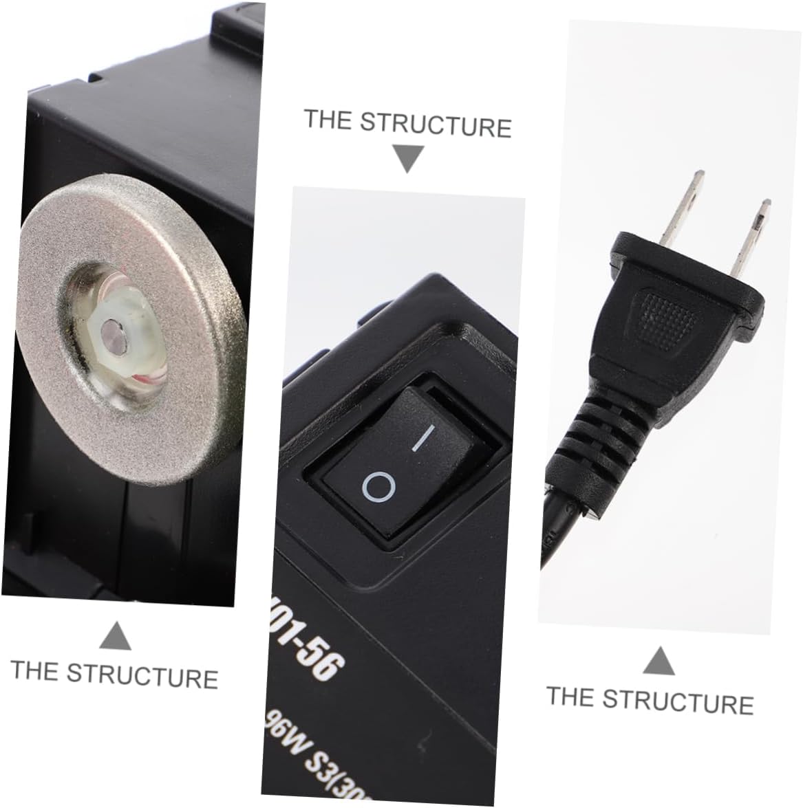 Multifunctional Electric and Scissor Sharpener Kitchen Sharpening Tool Non-slip Base for Home Use for Fruit and Drill Bits Random Color