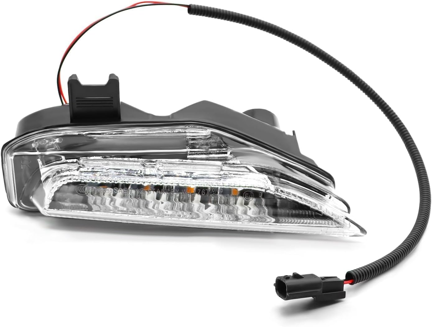 Nakkaa Front Right Bumper Lamp Compatible with Q50 2014-2020 W/DRL Fog Lamp Sequential Turn Signal Light Passenger Side 261304GA0A