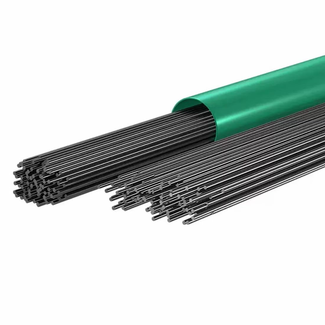 Electrodos de tungsteno, varillas de tungsteno, agujas de tungsteno, electrodos para soldadura TIG de 450 mm de largo, electrodos de tungsteno de soldadura TIG. Diámetro: 1,6 mm, 10
