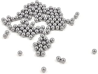 SUOFEILAIMU 500g GCR15 Solid Ball High Precision G10 10 11 12 13 14 15mm Hardness Bearing Ball for CNC Impact Test (Outer Diameter : 15.875mm 500g)