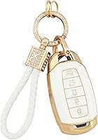 Vista 33 de PIFOOG Funda para llavero Mitsubishi, accesorios Outlander Lancer Mirage, carcasa protectora para llaves de coche, cubierta completa, llavero