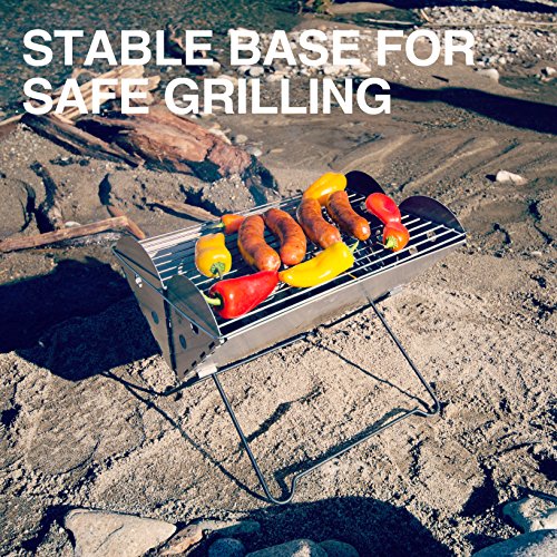 UCO Flatpack Portable Stainless Steel Grill and Fire Pit - Thumbnail 3