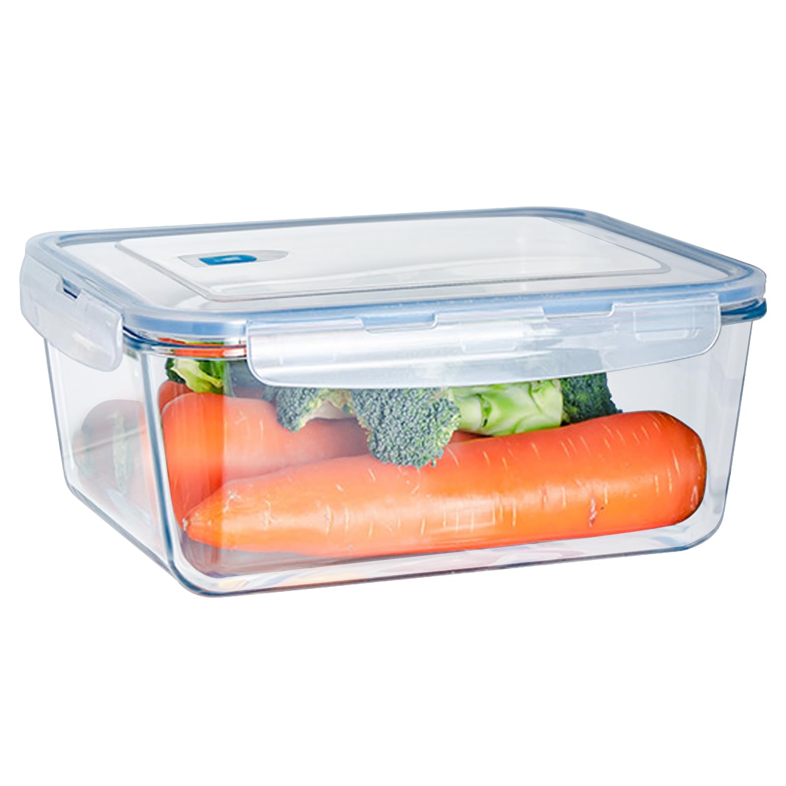 Contenitori per alimenti in vetro con coperchio ermetico, 3,3 l, formato famiglia, extra large, per marinatura, contenitore per cottura in forno, ciotole in vetro rettangolari