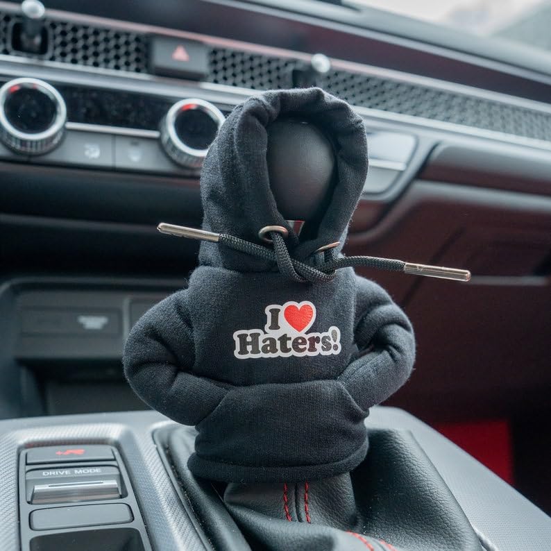 Image of MOONSHINE Car Gear Shift Hoodie | Car Shifter Funny Sweater Superhero Theme Hoodie for Gearshift | Car Shifter Protector Decoration Accessories (Black) (Hulk)