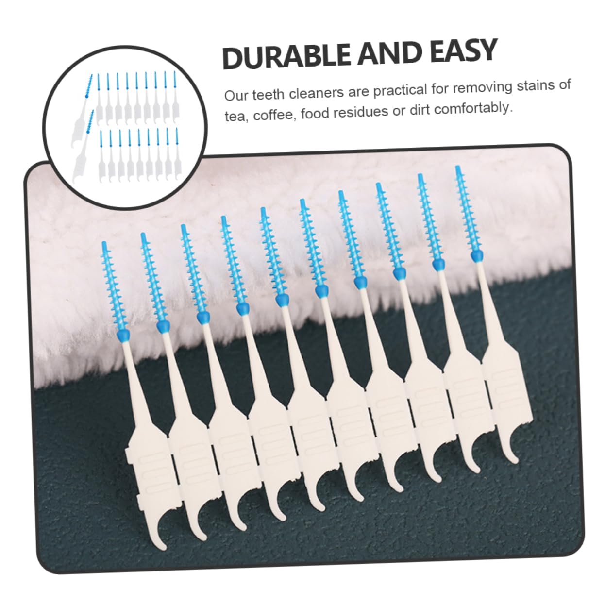 Healvian 800pezzi Scovolini Interdentali Morbido Strumenti Di Pulizia Orale Flessibili Per La Dei Denti Accessori Per La Salute Previene Alito Cattivo e Placca