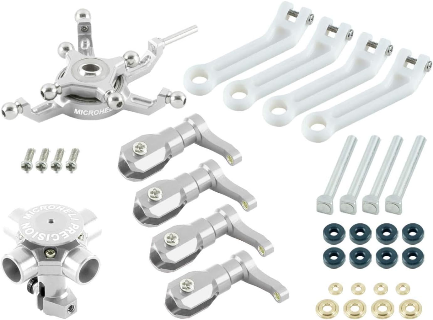 Microheli CNC Quad Blades Conversion Set - Blade 230S / 230S V2 / 250 CFX (MH-23V2001QH)