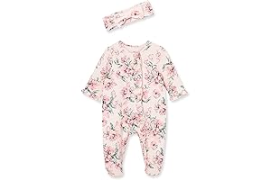 Little Me Infant Footed Sleeper and Headband