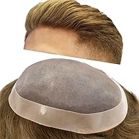 Vista 29 de Mens Toupee Hair Piece For Men Fine Mono Men Hair System Toupee For Men Hair Piece Real Human Hair System For Men Protesis Capilar Para Hombre 6x9