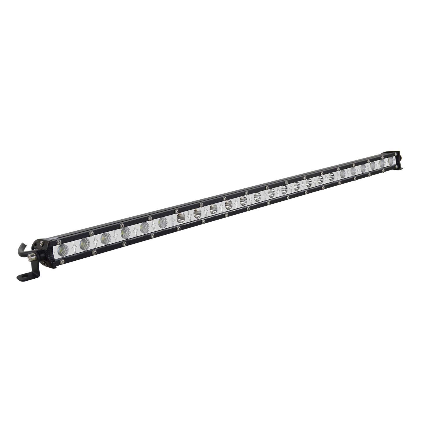 SKYWORLD Barra LED Fuoristrada 64cm 120W Unica Riga Fari Led 12V 24V 6000K Faretto Fendinebbia Impermeabile Faro da Lavoro LED per Auto Camion Trattore 4X4 SUV ATV UTV Escavatore Barca