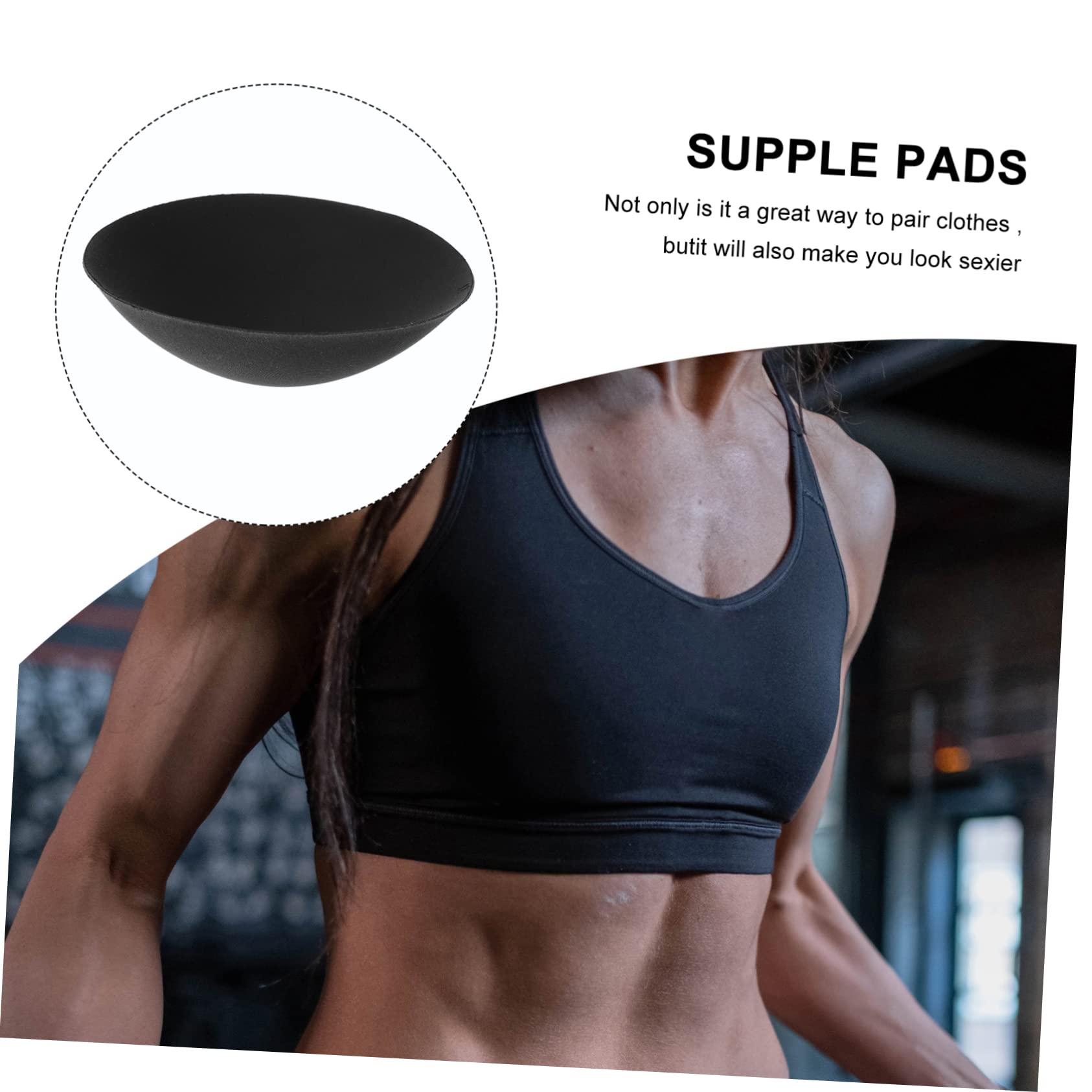 20pares Almohadillas De Relleno Para Sujetadores De Poliéster De Almohadillas Para Sujetadores Deportivos y Trajes De Baño Aumento De Bustos Comodidad y Transpirabilidad
