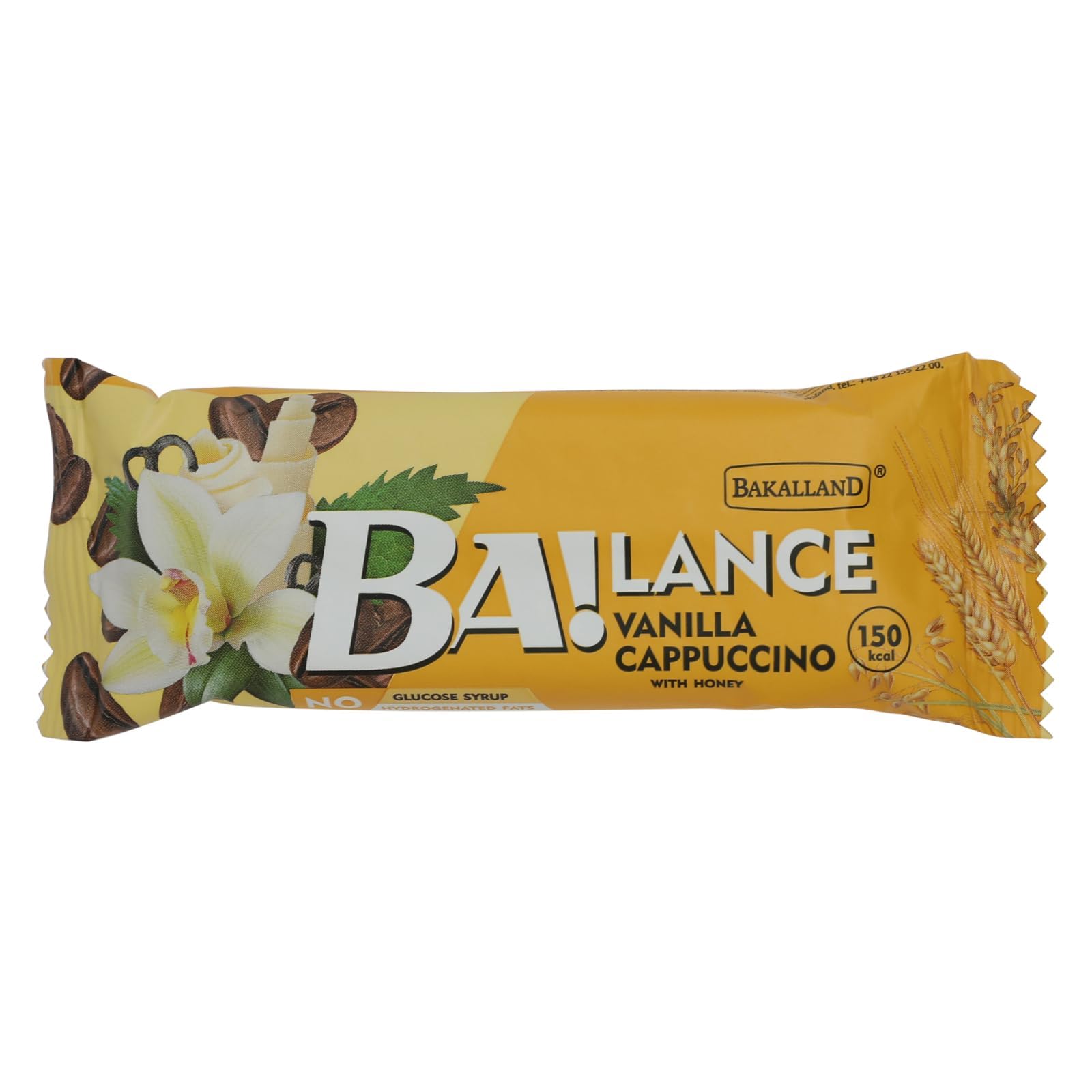 Bakalland Ba! Vanilla Cappuccino Cereal Bar 25 x 38 g
