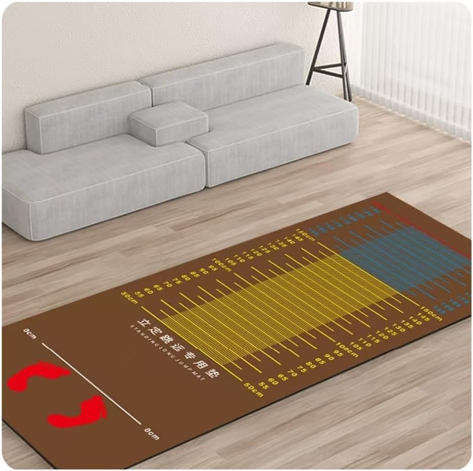 Gym Mat,Standing Long Jump, Practice Test Pad, Wear-Resistant Physical Training,Kids/Adult Cushion,3.5mm Thick