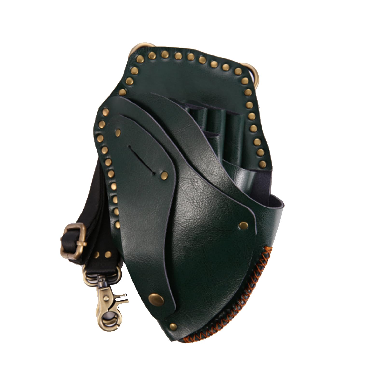 vrfvsdasAAS Hairdressing Tools Waist Bag, Hairdresser Hair Stylist Barber'S Scissor Pouch Holster Hairdressing Holder Case Bag(Green)