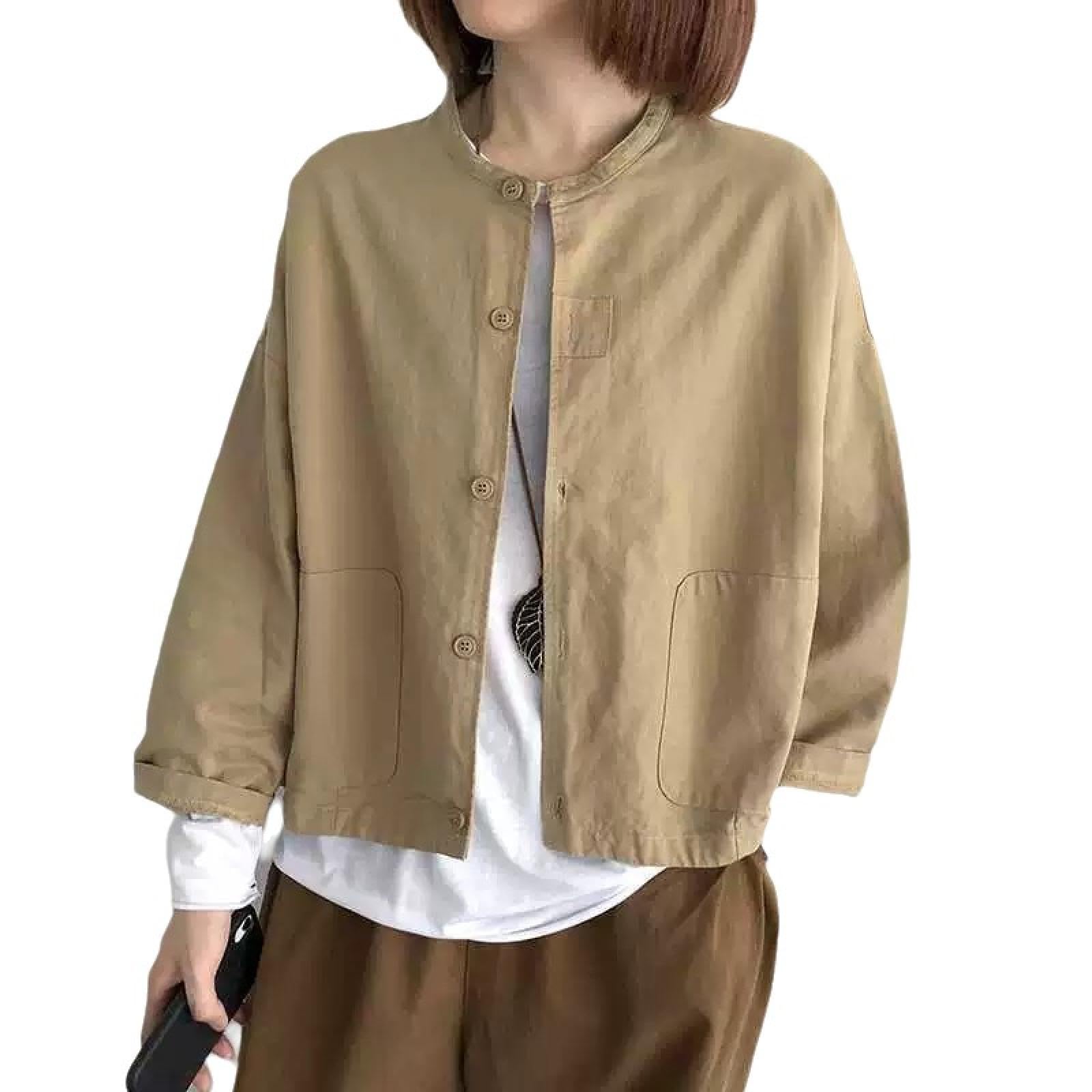 Amazon.co.jp: ジャケット レディース 春 アウター ショート