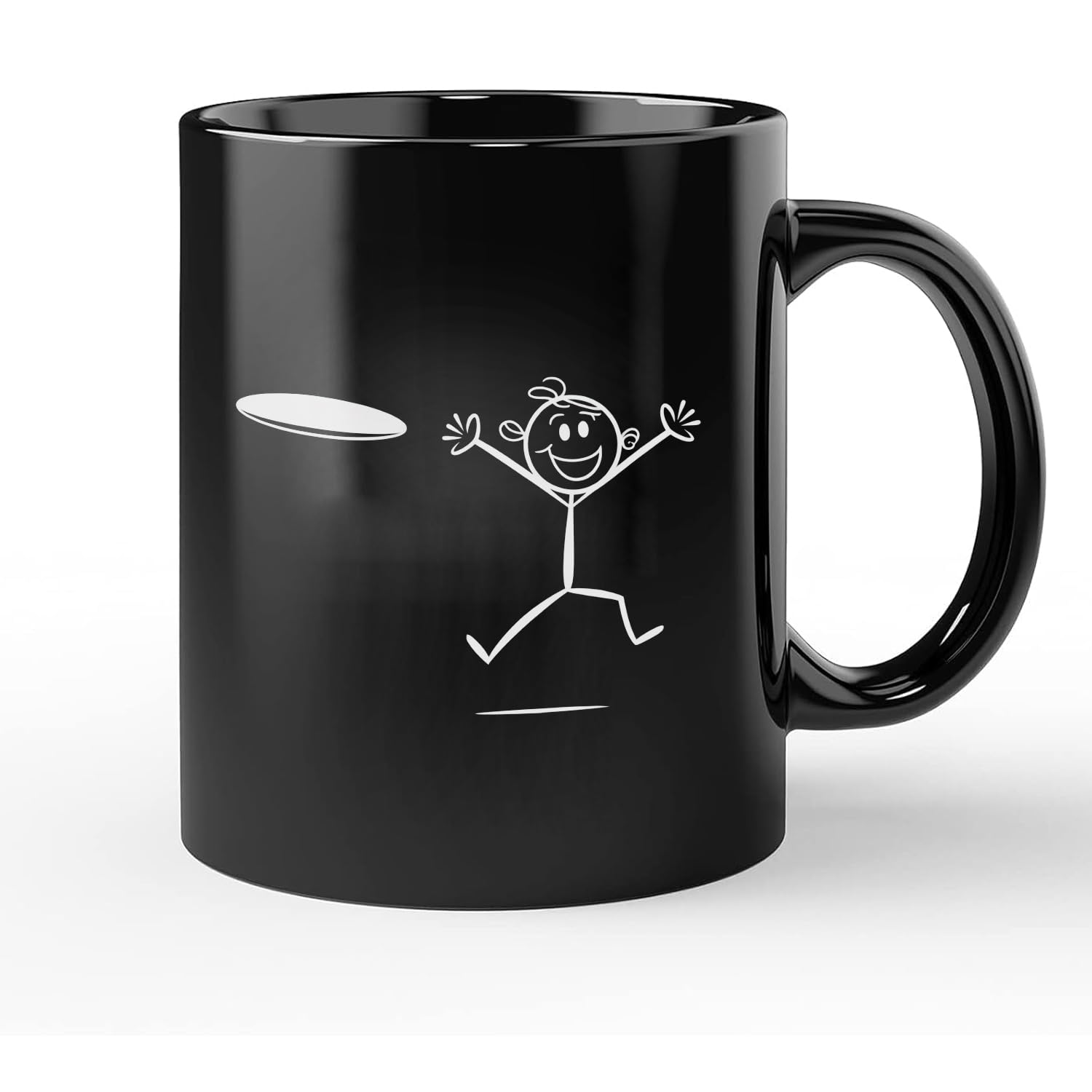 Nazenpod Stickman Disc Golf Funny Ultimate Coffee Mug, Cup 11oz - 15oz