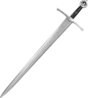 LOOYAR PU Foam Middle Ages Medieval PU Foam Arming Knightly Sword Weapon Toy for Knight Soldier Warrior Costume Battle Play Halloween Cosplay LARP