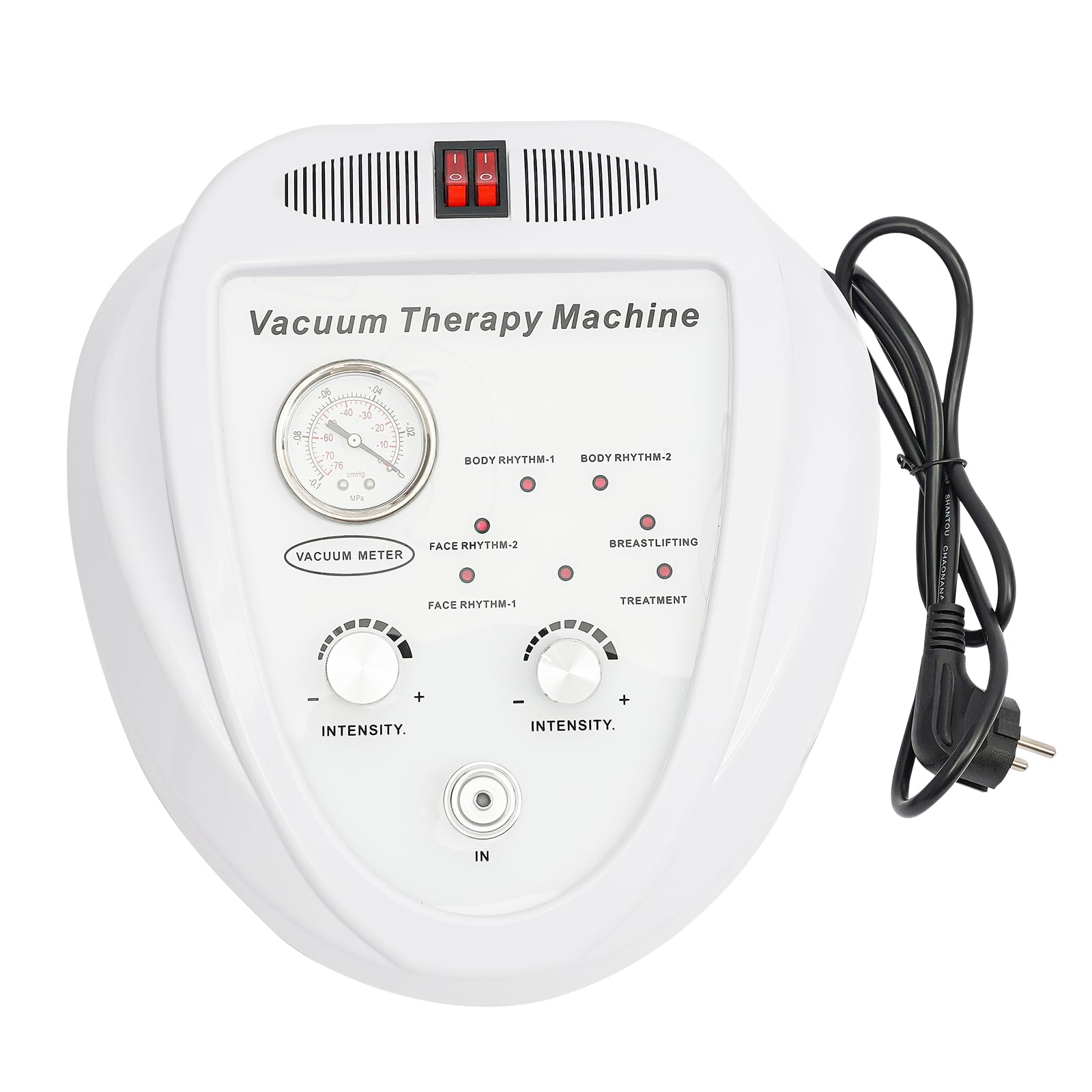 Vakuum Therapie Maschine mit 30 Tassen Butt Lifting Machine Vakuum Schröpfen Massager,6 Modi und einstellbare Intensität (70cmhg maximale Saugkraft) Zur Formgebung und Gesundheitsmassage