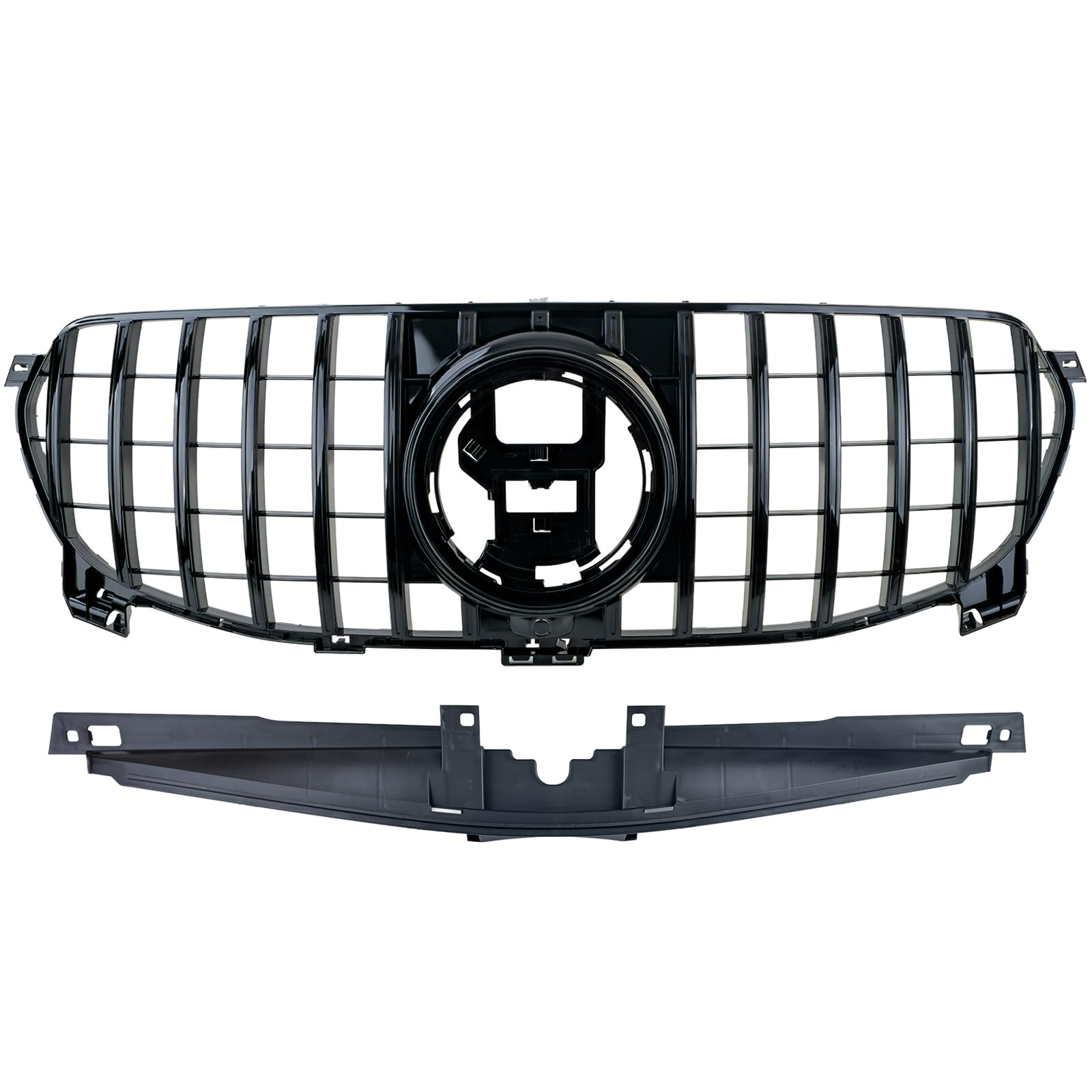 Kühlergrill Schwarz Glanz für Mercedes GLE V167 Coupe C167 18-23 ohne AMG