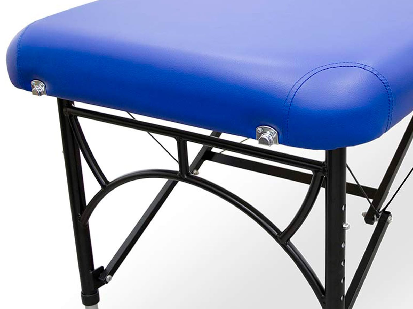 QUIRUMED Camilla de Masaje Plegable de Aluminio Easy Force, Color Verde, Mesa de Masaje, Polipiel, Relleno Alta Densidad, Regulable en Altura, Ligera, hasta 210 kg