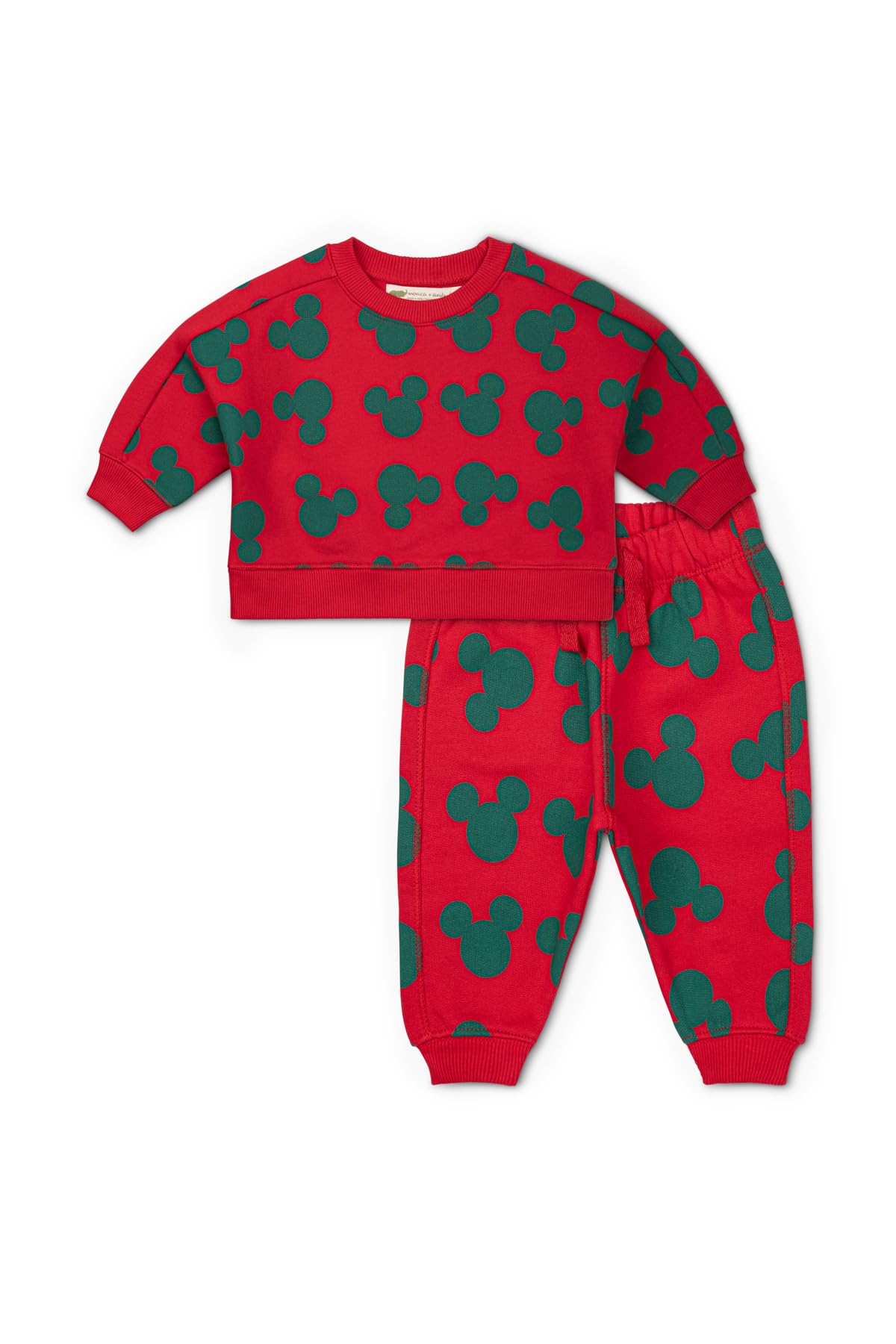 monica + andy unisex-child Organic Sporty Sweatsuit
