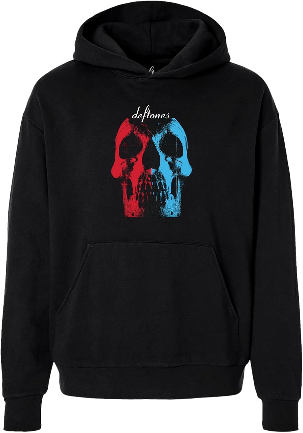 Deftones Unisex Adult Deftones Split Skull Hoodie