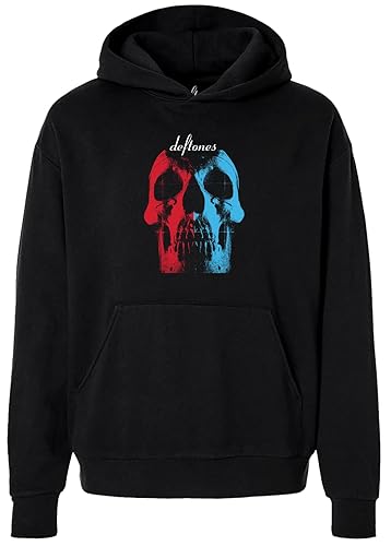 Deftones Unisex Adult Deftones Split Skull Hoodie