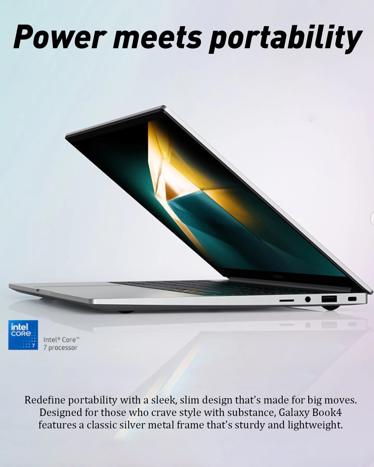 Samsung Galaxy Book4 Laptop, 15.6" FHD Anti-Glare Display, Intel 10-Core 7 150U(Up to 5.4 GHz), Backlit Keyboard, Win 11 Pro, 16GB RAM, 512GB SSD, Fingerprint, w/REDRAGON Accessory