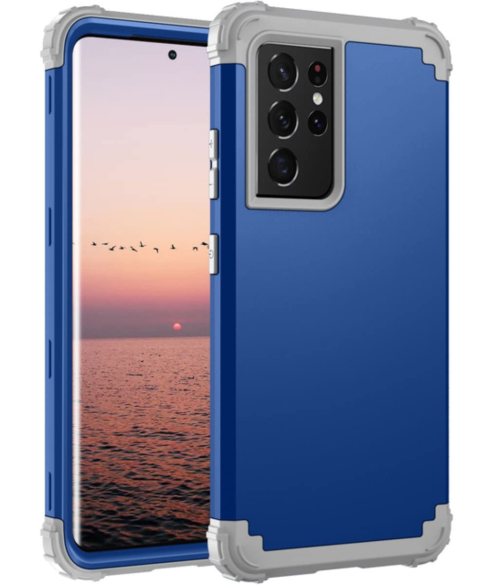 Coque robuste Samsung S20 Ultra bleu protection antichoc arriere rigide
