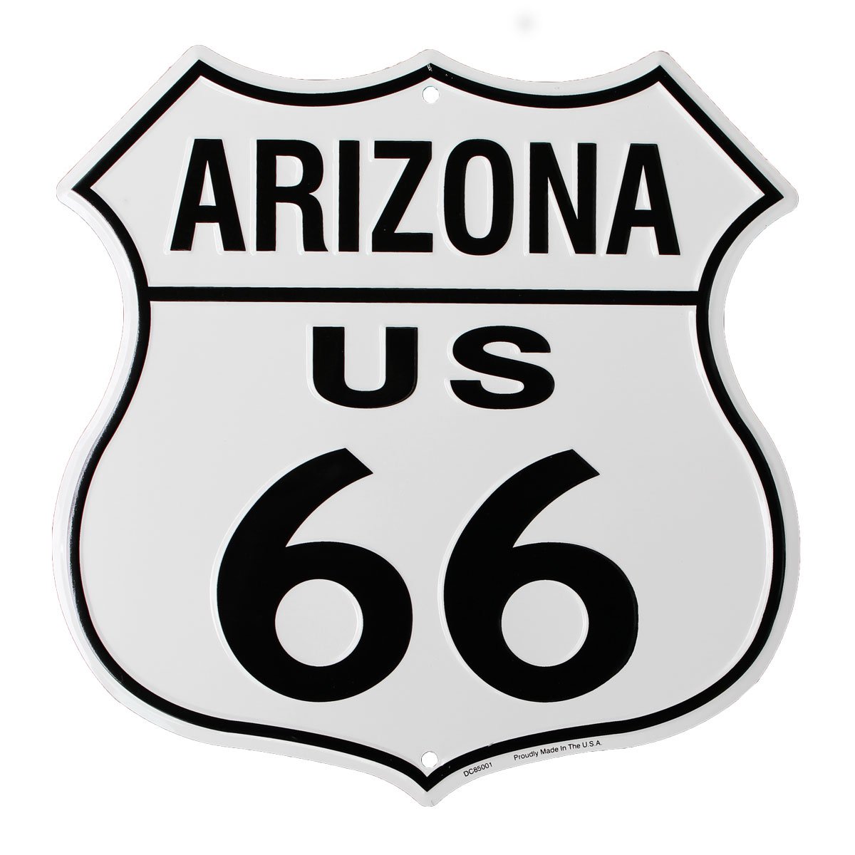 Flagline Route 66 (Arizona) - 11.5 in x 11.5 in Aluminum Highway Shield
