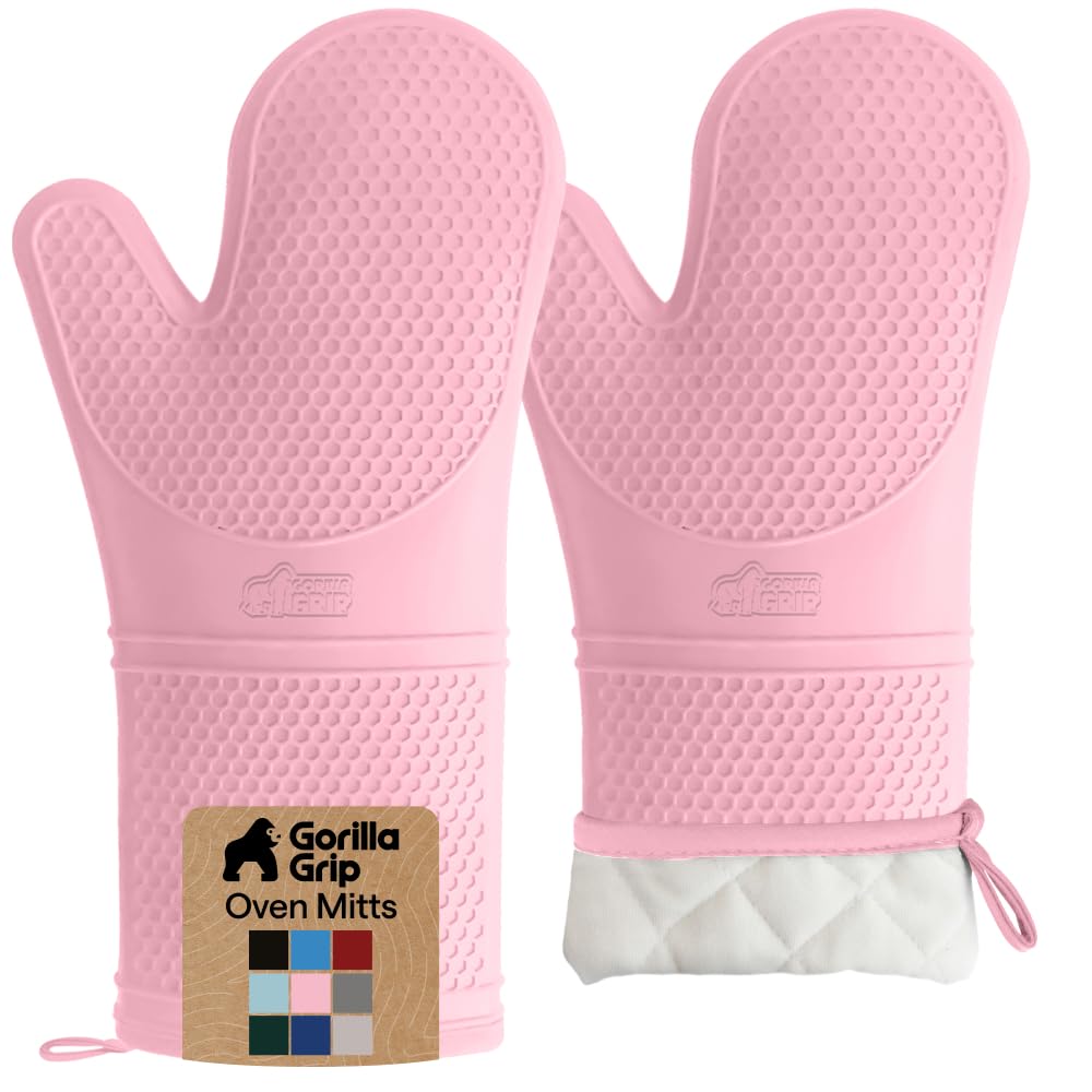 Amazon.com: GORILLA GRIP BPA-Free Soft Silicone Oven Mitts, 14.5x8