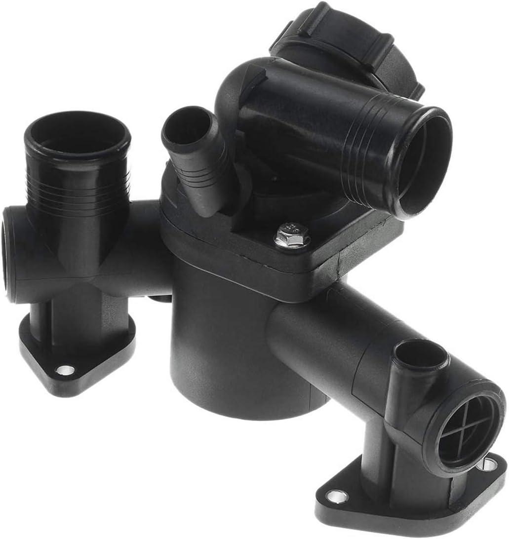 A-Premium Engine Coolant Thermostat Housing Assembly Compatible with Ford Thunderbird 2003-2005 Lincoln LS 2003-2006 V8 3.9L