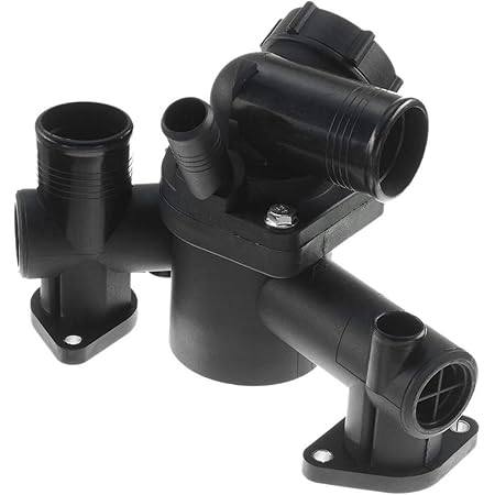 4 Mounting Hole Thermostat Housing A-Premium Engine Coolant Thermostat Housing Assembly - Fits Ford Thunderbird 2003-2005 & Lincoln LS 2003-2006 V8 3.9L Lincoln LS Cooling System Housing - View #9