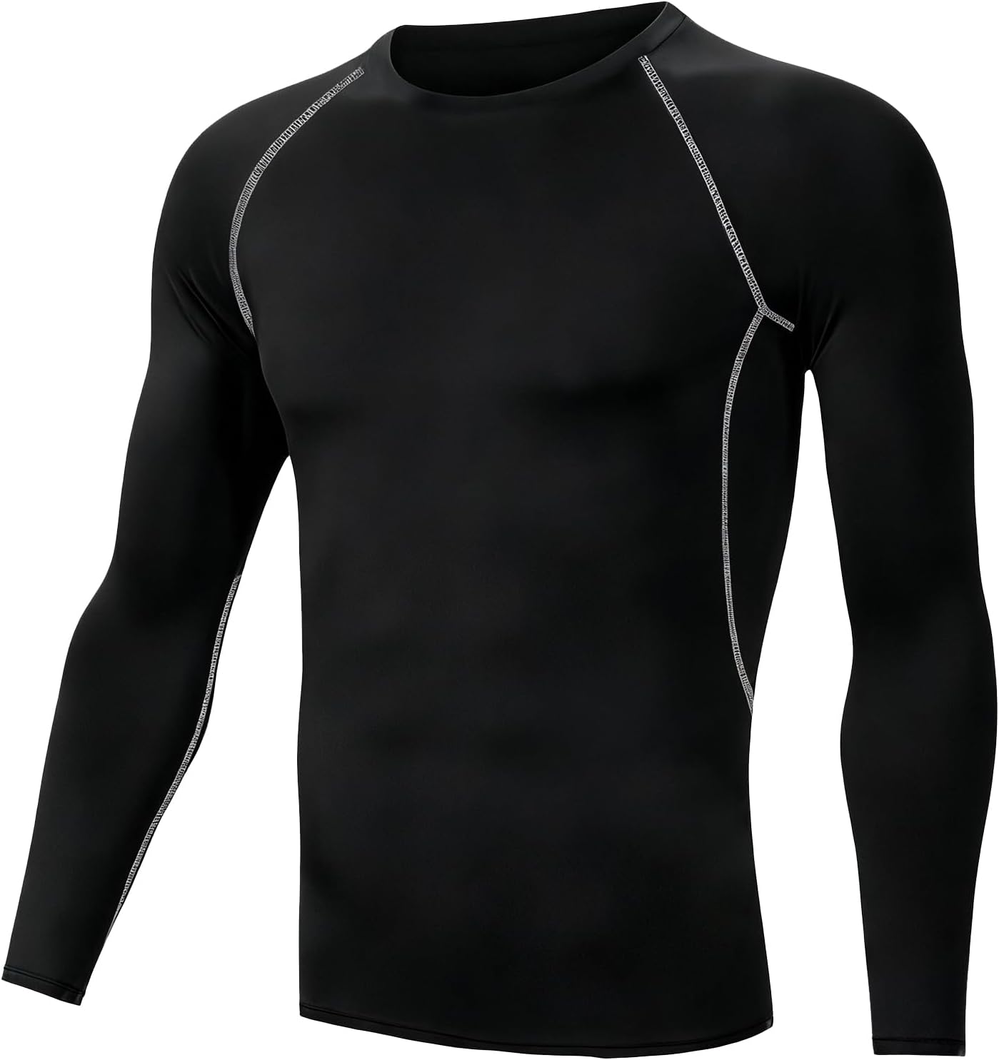 Men’s Thermal Compression Long Sleeve Base Layer for Outdoor Activities